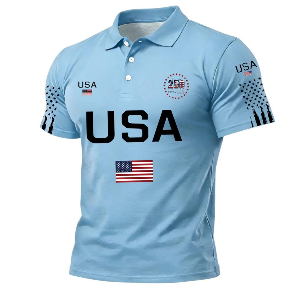 Men's Casual Round Neck Short Sleeve T-Shirt