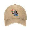 Washed Baseball Cap The Little Mole Spring Trucker Hat For Couple Women Y2k Retro Tennis Skate Sun Baseball Caps