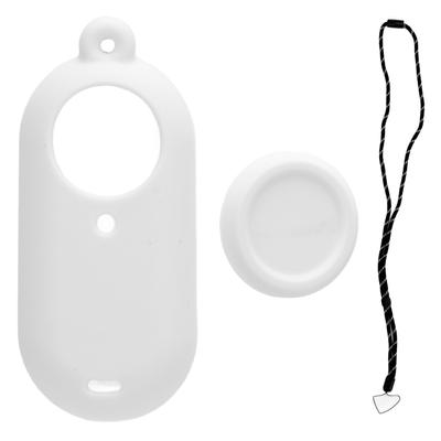 Silicone Protective Case Set for GO 3S Thumb Camera Protective Cover and Lens Cap with Lanyard