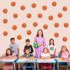 50 PCS Basketball Cutouts for Bulletin Board Decorations, Basketball Paper Cut-Outs for Classroom Bulletin Board School Office Wall Decor Sport Theme