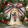 Vintage Christmas Tree Bell Ornament 250th Anniversary Bell Hanging Decoration For Holiday Tree Mantels Home Decorations