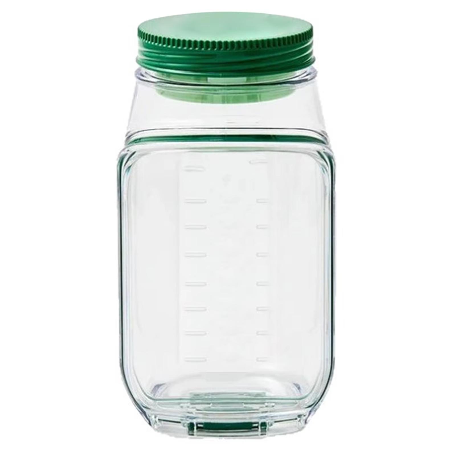 

Salad Jar Mason Side Open Portable Salad Container With Leakproof Dressing Compartment Suitable for Home Outdoor Travel Meal