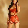 Sexy Women Bodystockings With Pu Leather Belt Harness Fetish Harness Bondage With Chain Garter Belt Gothic Thigh Sword Belt Sets