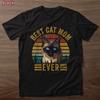 Retro Vintage Best Cat Mom Ever Mothers Day Siamese Cat T-Shirt