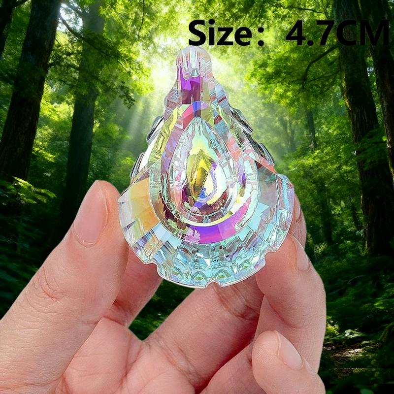 Light Catcher for Window Crystal Sun Reach Prism Crystal Sun Reach Glass Sun Decoration Catcher Moon Window Prism SJGJ02