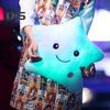 Twinkle Star Pillow Stuffed Star LED Light Up Cushion Glowing Star Throw Pillow Night Light Kids Sensory Plush Toy for Children