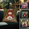 Cute Little Red Riding Hood Pillow Case Comfort Sofa Bed Silky Elegant Invisible Zipper Decorative Cushion Cover