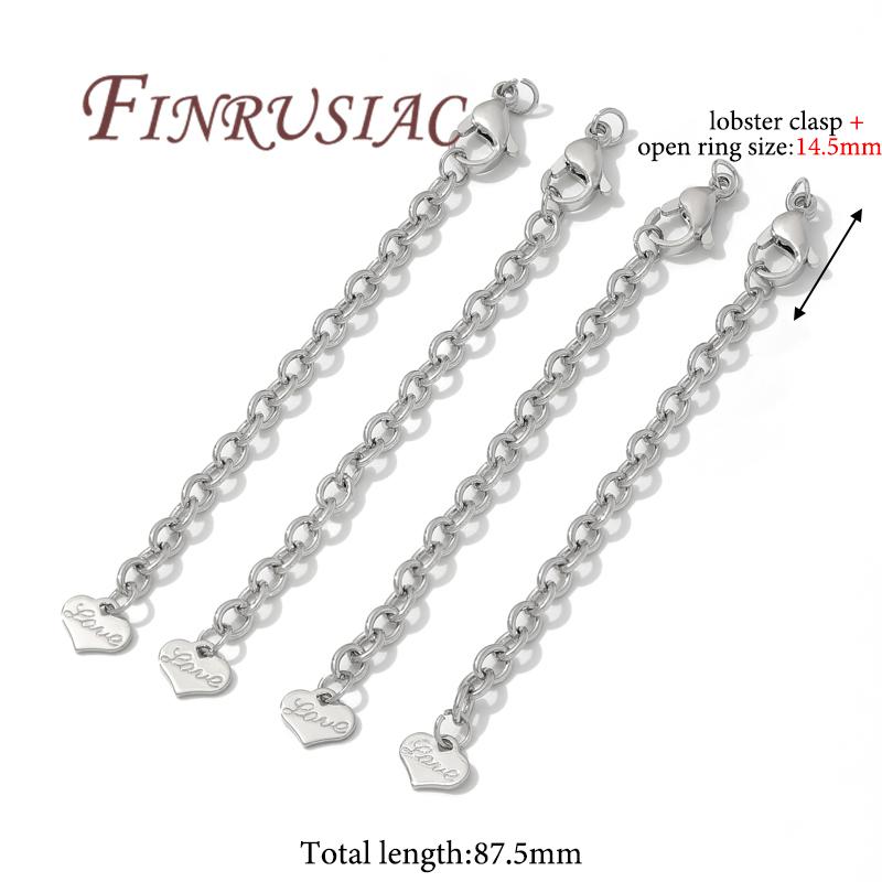 18K Gold Plated Extension Chain,Lobster Clasps with Extender Chain Connector,DIY Bracelets Accessories,Jewelry Making Supplies
