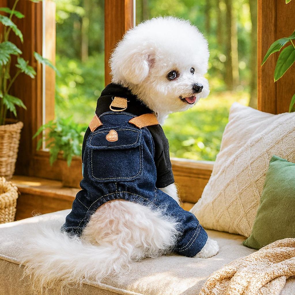 Pet Circle Dog Quad Pet Clothing Clothing Good Friend Overalls Collection