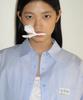SINOON Half Sleeve Cotton Shirt (Sky Blue)