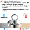 D16~D42mm Super Strong Neodymium Fishing Magnet N52 Heavy Duty Rare Earth Magnet with Countersunk Hole Eyebolt Salvage Magnetic