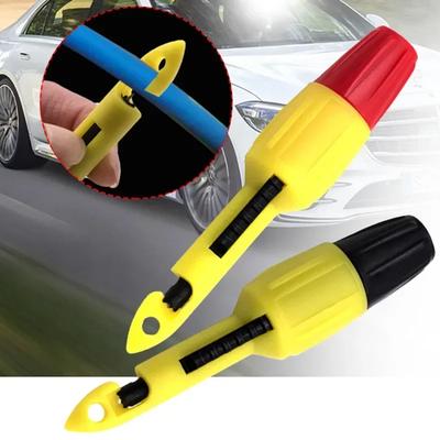 Insulation Wire Piercing Puncture Probe Test Hook Clip with 2mm/4mm Socket Automotive Car Repair Testing Durable Pen Tools
