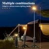 Portable Telescopic Camping Light 10000mAh Rechargeable Magnetic Tent Lamp Waterproof Outdoor Emergency Hanging Lantern Hiking