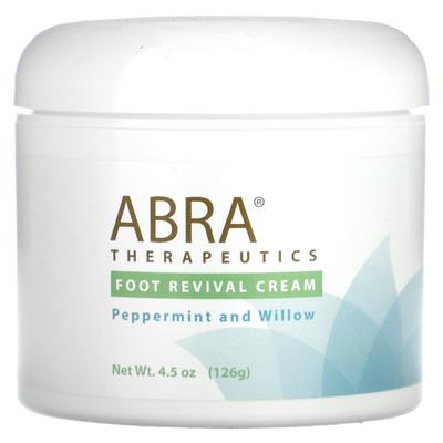 Creme Revitalizador para os Pés, Hortelã-Pimenta e Salgueiro, 4,5 Oz (126 G)