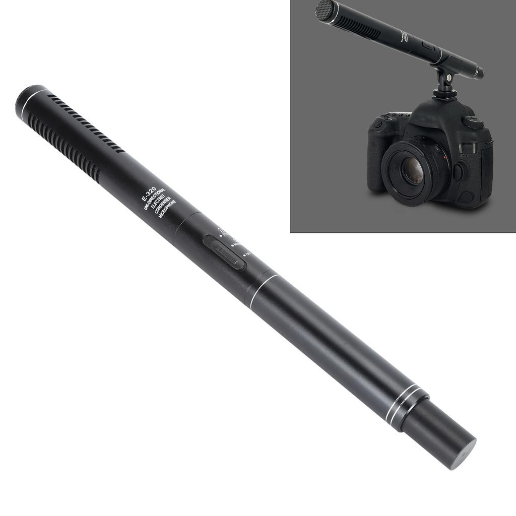 Condenser Interview Microphone Professional High Sensitivity 2.4G Wireless Cardioid Camera Microphon