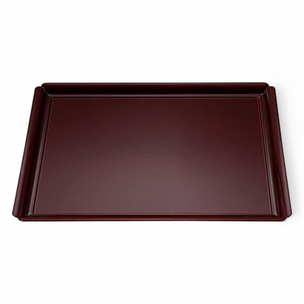 

Made in Refined Japanese 3 Shaku Mokko Bishamon Lacquer with Black Lacquer x x J-kitchens Placemat/Tray, Japan, Tray, (1.5 ft) (Pink) Rectangular,