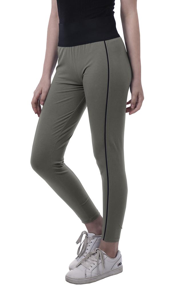 Moomaya High Waist Leggings For Womens Pull On Soft Yoga Pants-3W