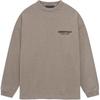 Essentials Jersi Uzun Qisma Ko'ylak Heather Grey Erkaklar Toplari 125HO244379F