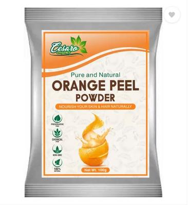 Cesaro Organics Natural Orange Peel Powder For Skin Whitening Face, Skin & Hair Care Pack 2 (100g X 2)