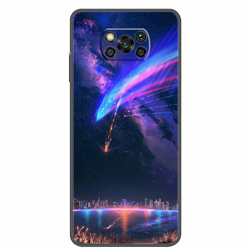 For Poco X3 Pro Case Cool Silicone TPU Soft Print Phone Cover For Xiaomi Poco X3 NFC Case Funda Pocophone X3 Pro PocoX3 Pro Capa