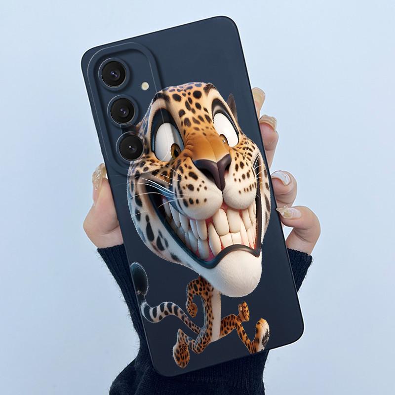 Funny Cool Cat Dog Silicone Phone Case For Samsung Galaxy A16 A26 A36 A56 5G Bumper Matte Protective Soft Back Cover Shell Capas