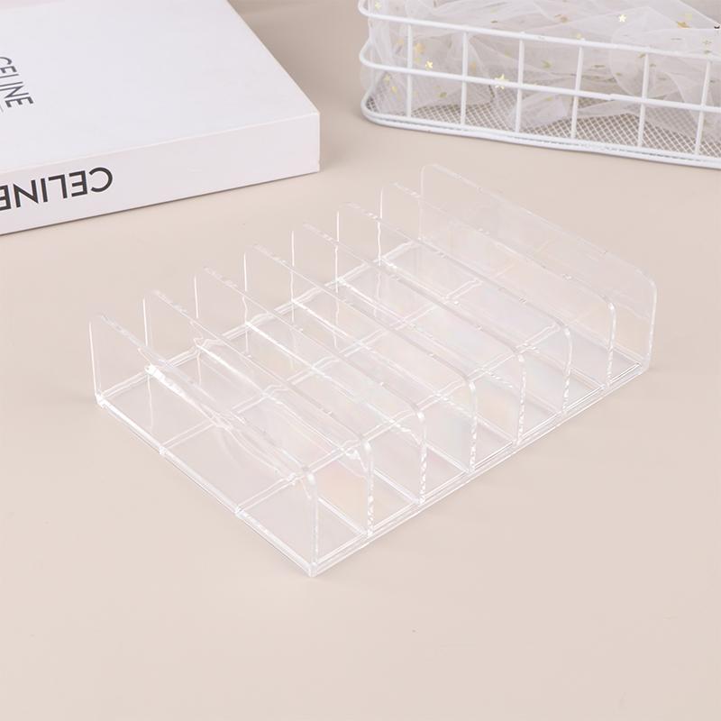 Far Paleti Düzenleyici Şeffaf Göz Farı Saklama Tepsisi Kozmetik Rafı Makyaj Malzemeleri Bölmeli Tutucu Kadın Kız İçin