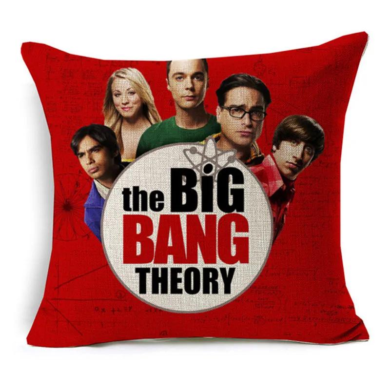 The Big Bang Theory Printed Cushion Cover Home Decorative Soft Pillow Case Cojines Decorativos Para Sofa Pillow Cover