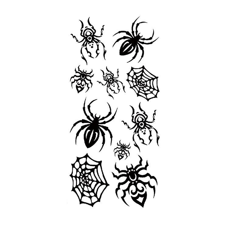 Scar Snake Spider Scorpion Animal Water Transfer Waterproof Tattoo Sticker Sample Spoofing Horror Set