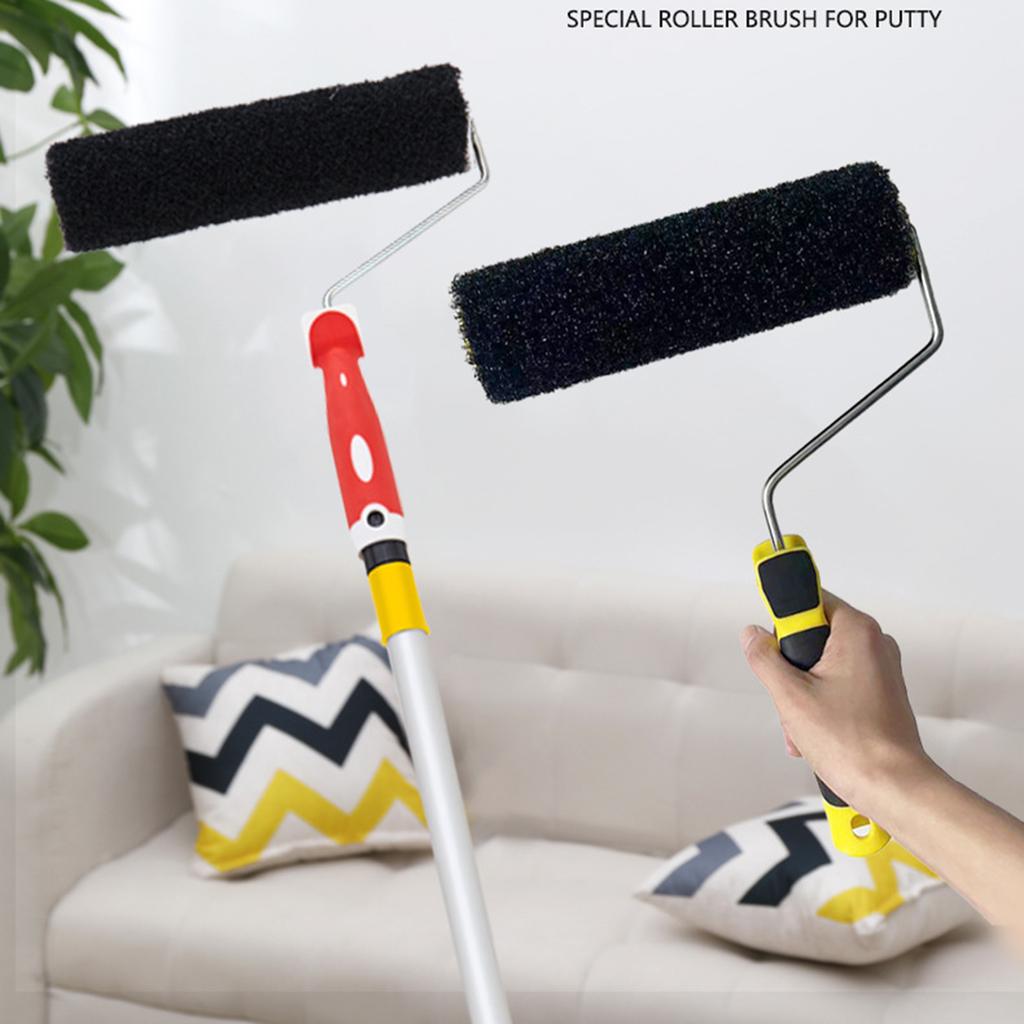 Convenient Wall Roller Ergonomic Wall Brush Efficient & Easy to Use Versatile Tool Durable Wall Brush for Plastering