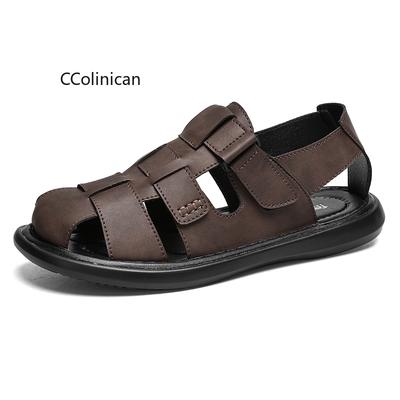 Hot Work Handmade Summer Light Fashion Men Casual Shoes Outdoor Travel Beach Men Sandals Comfortable Slippers Designer Sandals