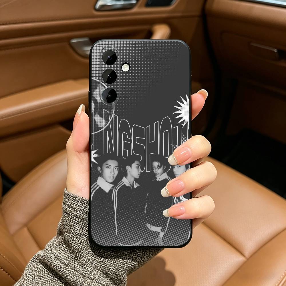 LNGSHOT Hip-hop Black Soft Silicone Phone Case for Samsung Galaxy A73, A71, A72, A70, A53, A52, A51 Samsung a514g