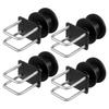 Sliding Gate Kit, Rolling Gate Hardware Kit W/ H-Shaped Wheel Groove for Cantilever Sliding Gates and Rolling Door