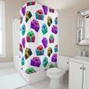 TU Gift Wrapping Shower Curtain Festive Presents Holiday Decor Bathroom Set Waterproof Christmas Pattern Backdrop