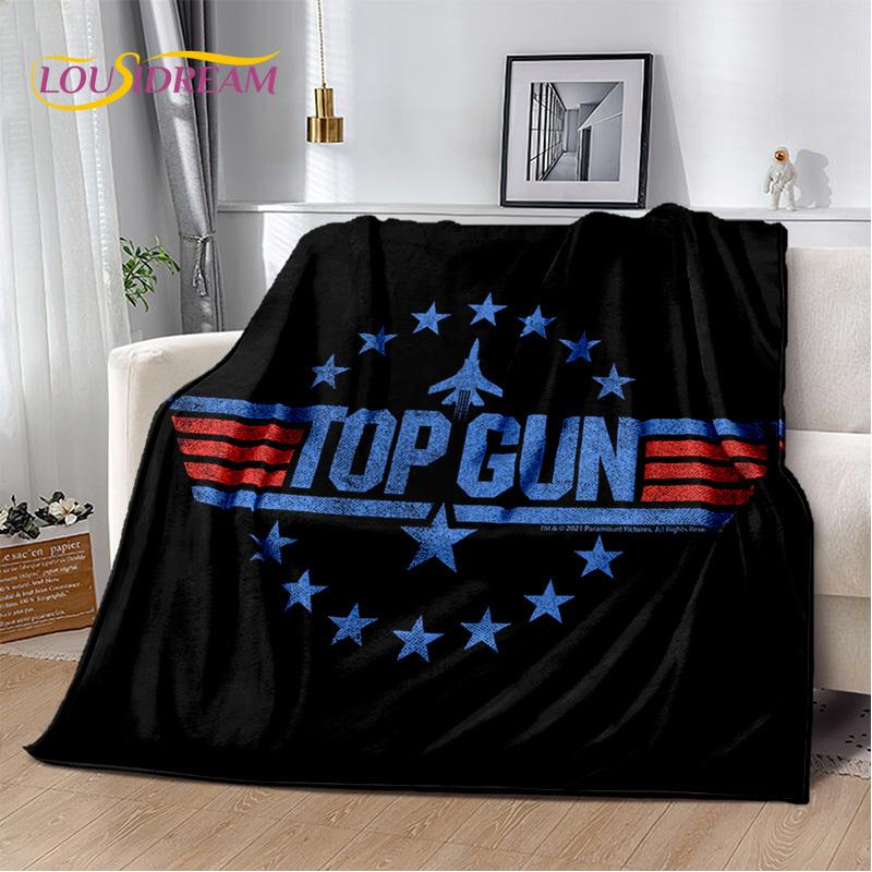Movie Top Gun Sign Tom Cruise Blanket,Soft Throw Blanket for Home Bedroom Bed Sofa Picnic Travel Office Rest Cover Blanket Kids
