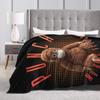 Punch Monkey Knitted Blankets Flannel Throw Blankets Bedding Couch Portable Ultra-Soft Warm Bedsprea,