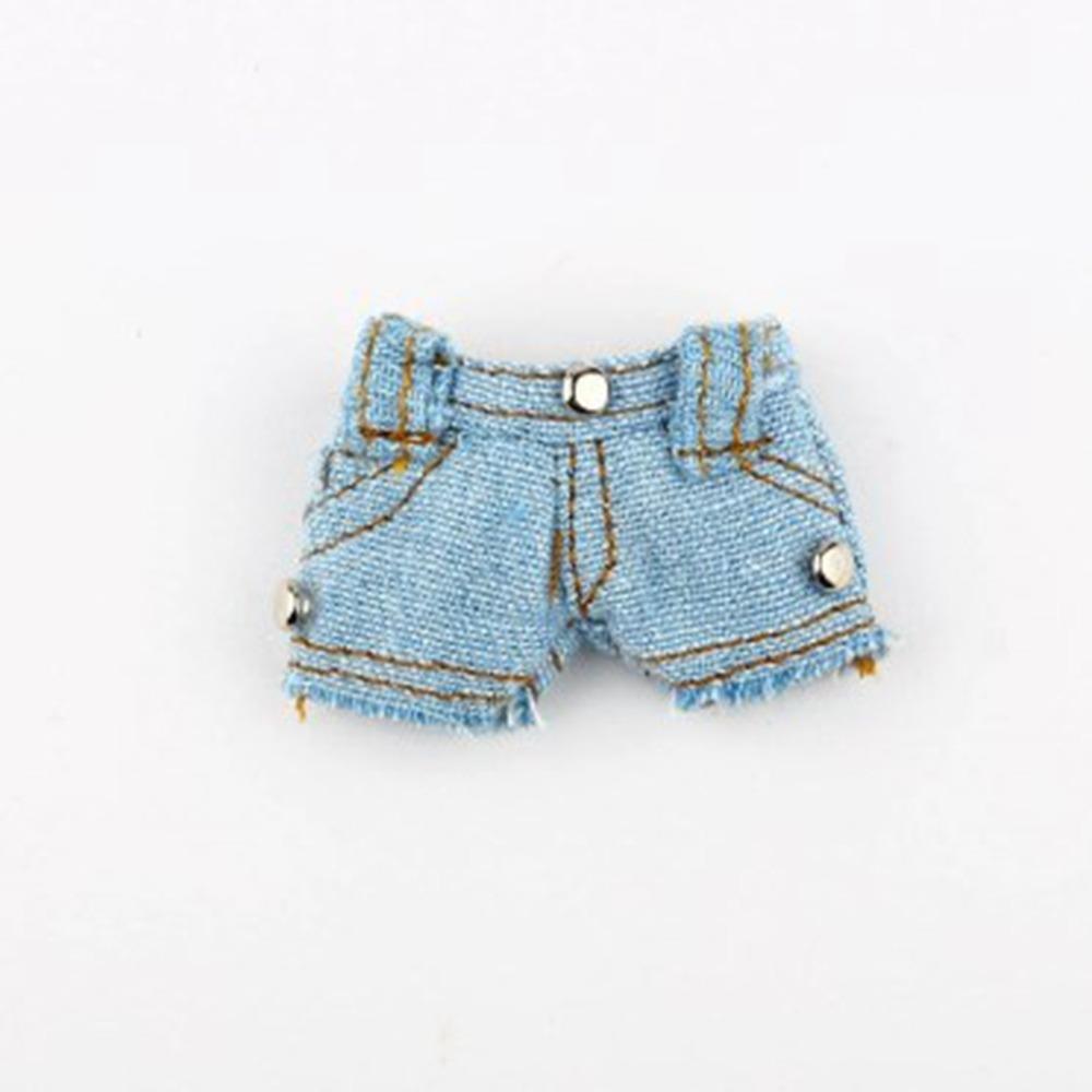 

Fashion Doll Shorts Accessories Handmade Kids Toys for 1/12 BJD Dolls For 1/11 OB11 Doll синий