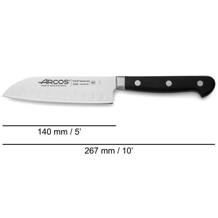 ARCOS Opera - Couteau Santoku (140 Mm)