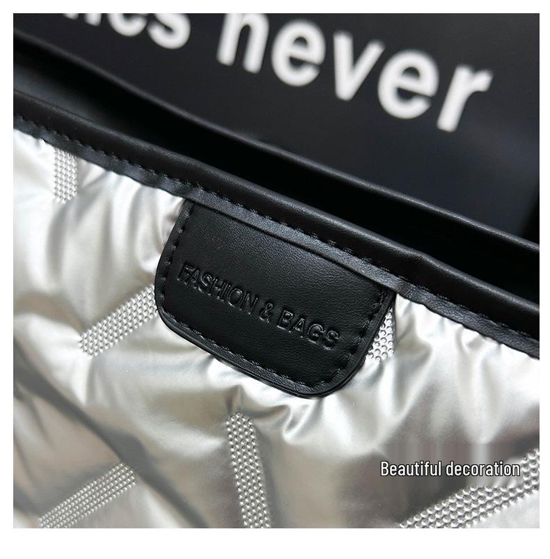 Autumn/Winter Versatile Large Capacity Cotton Tote - Trendy Shoulder & Hand-Held Bag