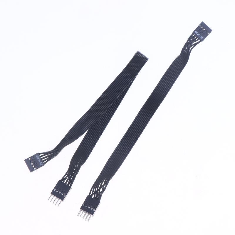 1 ks 9pinový samec na samici DIY příslušenství 20 cm/30 cm Prodlužovací kabel pro přední USB 9pin 2.0 na základní desce počítače
