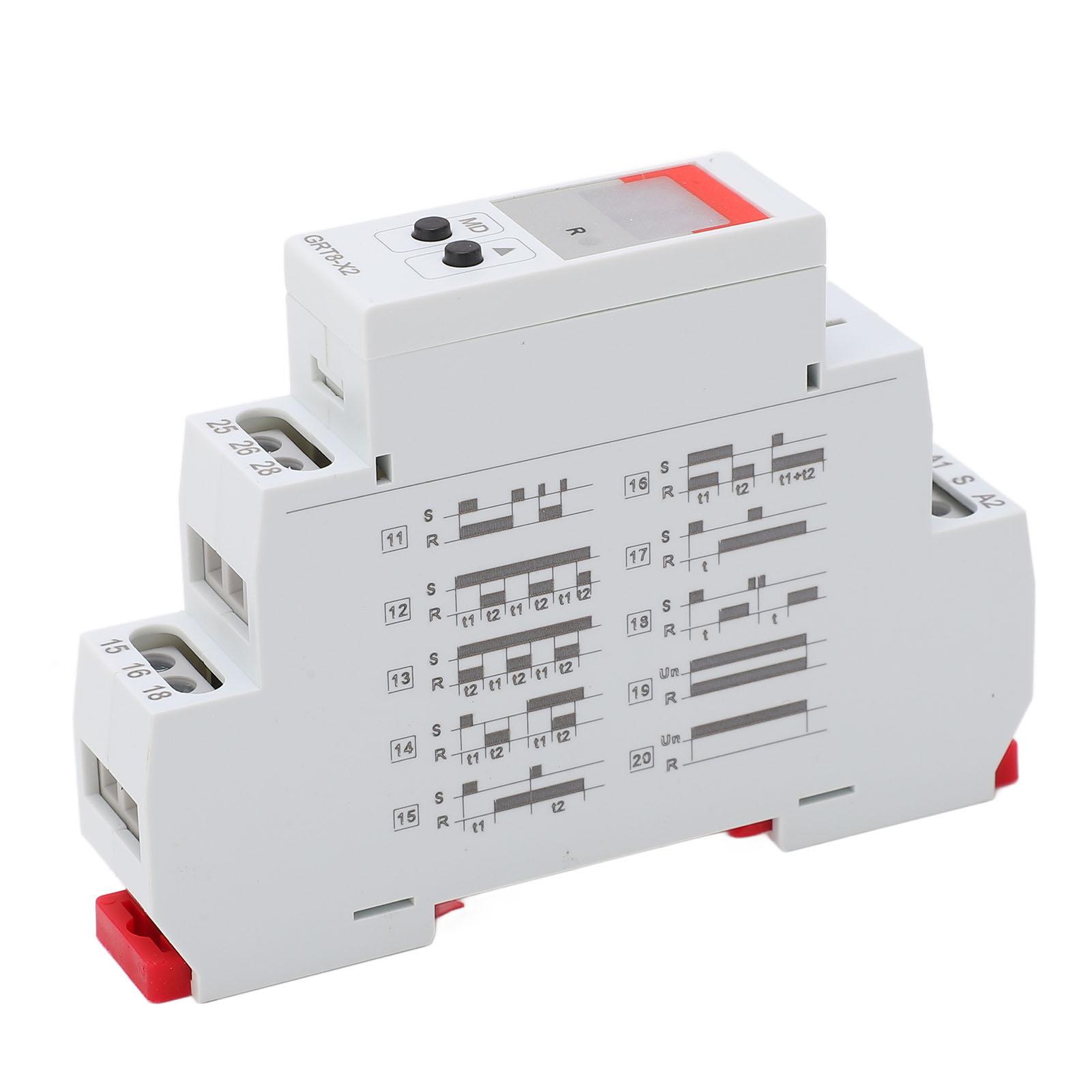

Digital Display Time Relay High Accuracy Flame Retardant ABS Time Relay with Indicator AC 230V