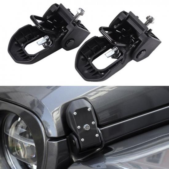For Jeep JL Hood Latch Locking Hood Catch with Key for Wrangler JL JLU 2018