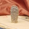 Vintage Brass Amitabha Buddha Xiangyun Western Trinity Ornaments Crafts Hand Pieces Pendant Old Bronze Wholesale