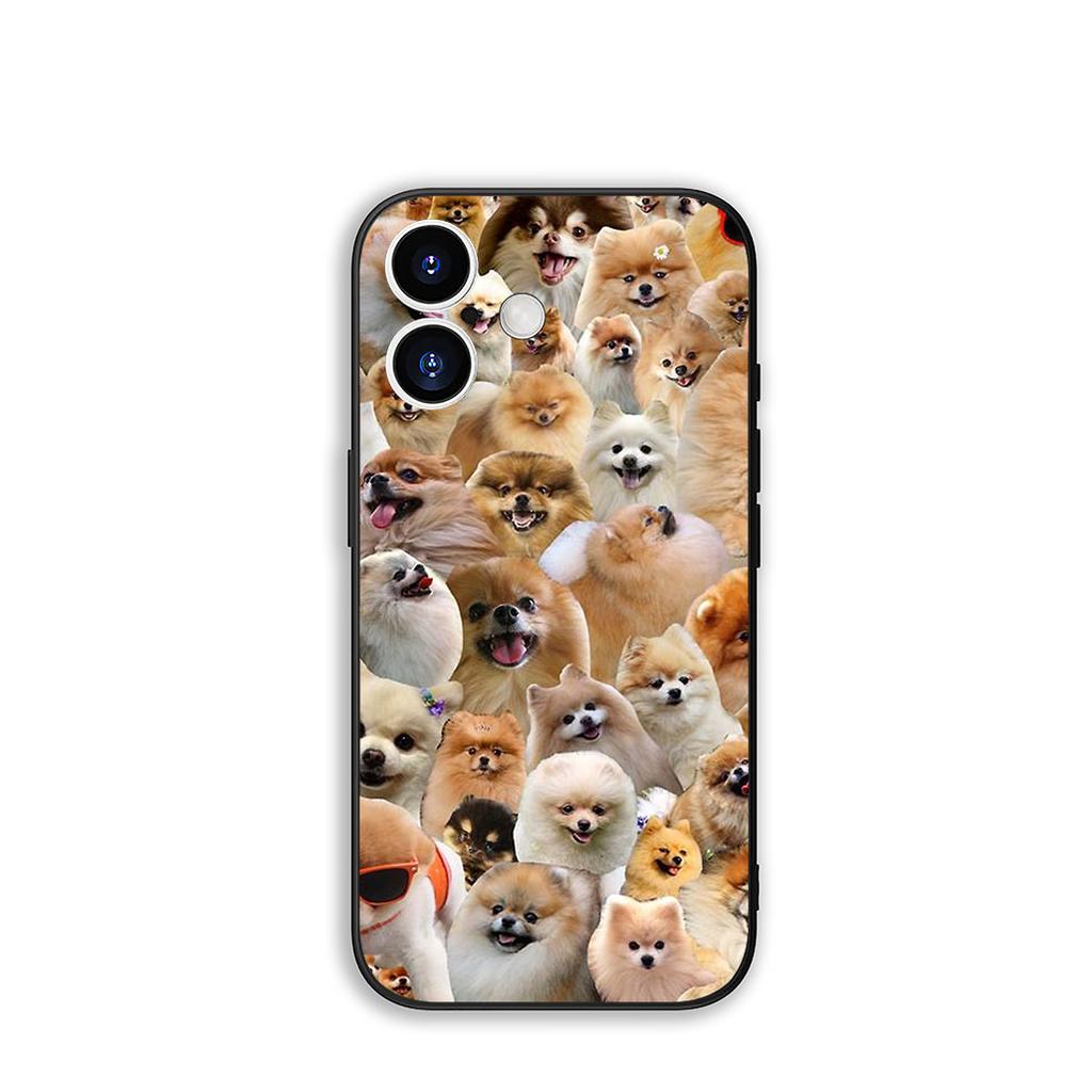 Funda Coque Cover for Apple iPhone 15 14 16 Plus XS 13 11 12 Pro Max XR X 16E ProMax Phone Case Pomeranian Dog