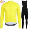 Raudax Winter Thermal Fleece Cycling Jersey Set Racing Bike Cycling Suit Mountian Bicycle Cycling Clothing Triathlon Clothing