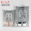 Thickened Transparent Non-Woven Drawstring storage bag for Shoes, Toys, and Travel - Dustproof and Spot-Free.