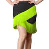 Adult Tassel Irregular Mini Skirt for Latin Dance Performance