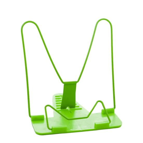 Multifunctional Reading Stand for Desk Adjustable Reading Rack with Page Holder Foldable Metal Base Non-Slip Tabs Neck Pain Relief Gift for Students