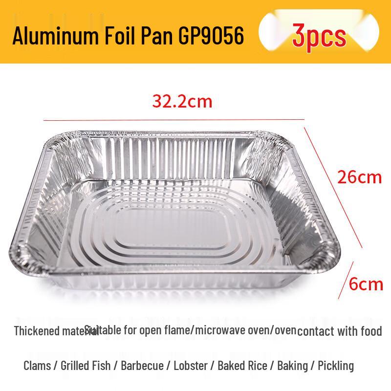 ZISIZ Disposable Aluminum Foil Roasting Pans