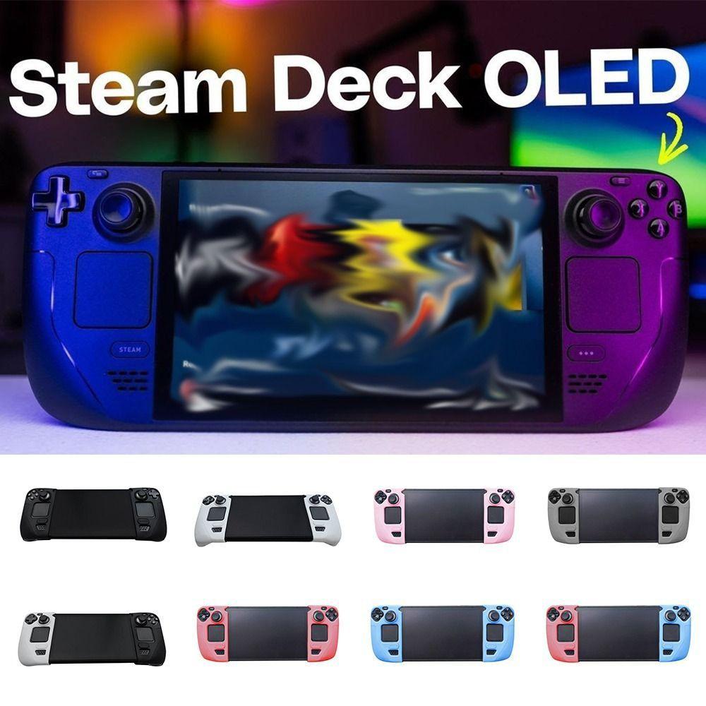 Thicken Protection Case Shockproof Game Console Grip Silicone Grip for Steam Deck/Steam Deck OLED