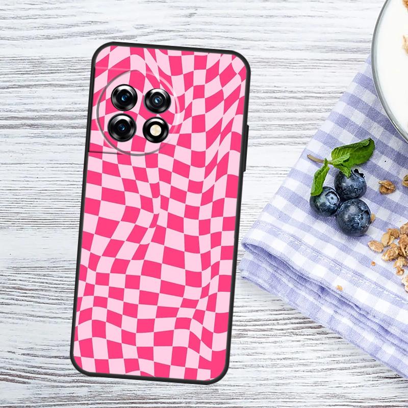 Crazy Checkered Case For OnePlus Nord CE 5 2 3 4 Lite N20 N30 OnePlus 10T 13T 13R 12R 15R 10 11 12 13 15 Cover